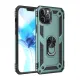 Apple iPhone 12 Pro Max Kılıf Sofya Yüzüklü Silikon Kapak - Yeşil