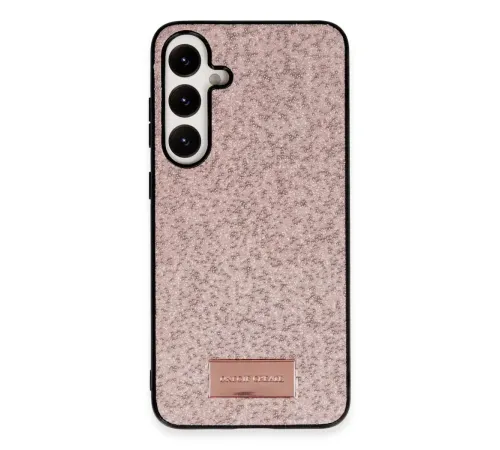 Samsung Galaxy A55 5G Bright Simli Kapak - Pembe