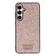 Samsung Galaxy A55 5G Bright Simli Kapak - Pembe