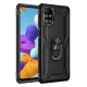 Samsung Galaxy M31S Kılıf Sofya Yüzüklü Silikon Kapak - Siyah
