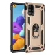 Samsung Galaxy M31S Kılıf Sofya Yüzüklü Silikon Kapak - Gold
