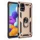 Samsung Galaxy M31S Kılıf Sofya Yüzüklü Silikon Kapak - Gold