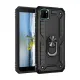 Huawei Y5P Kılıf Sofya Yüzüklü Silikon Kapak - Siyah