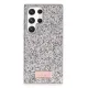 Samsung Galaxy S24 Ultra Bright Simli Kapak - Gümüş