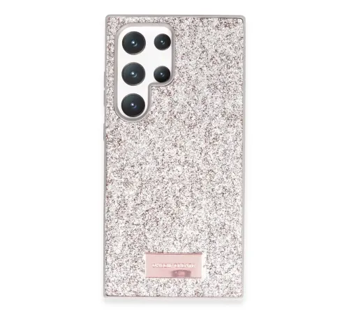 Samsung Galaxy S24 Ultra Bright Simli Kapak - Gold