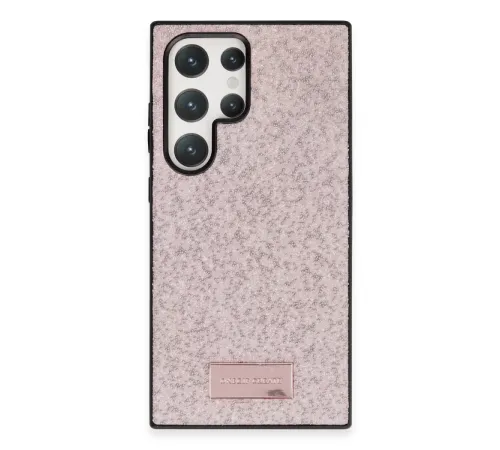 Samsung Galaxy S24 Ultra Bright Simli Kapak - Pembe