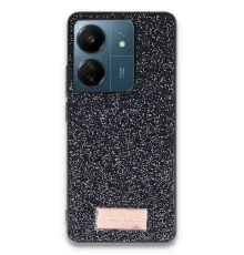 Xiaomi Redmi 13C Bright Simli Kapak - Siyah
