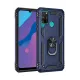 Huawei Y6P Kılıf Sofya Yüzüklü Silikon Kapak - Lacivert
