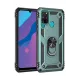 Huawei Y6P Kılıf Sofya Yüzüklü Silikon Kapak - Yeşil