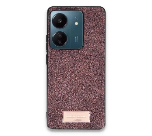 Xiaomi Redmi 13C Bright Simli Kapak - Derin Mor