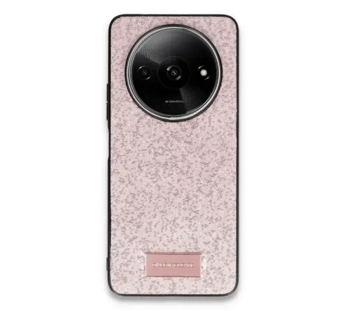 Xiaomi Redmi A3 4G Bright Simli Kapak - Pembe