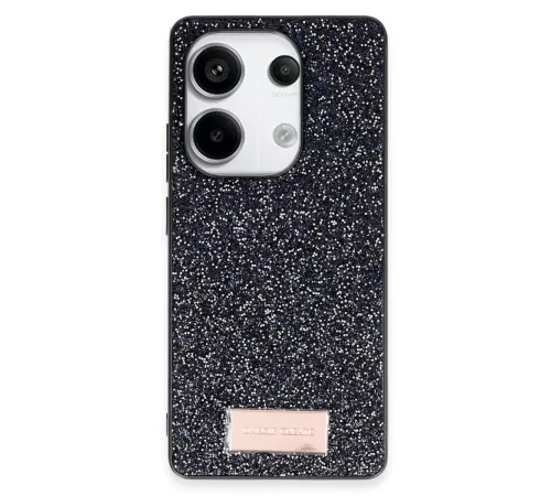 Xiaomi Redmi Note 13 Pro 4G Bright Simli Kapak - Siyah