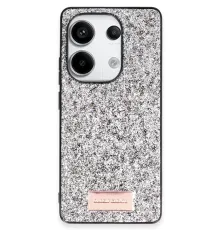 Xiaomi Redmi Note 13 Pro 4G Bright Simli Kapak - Gümüş
