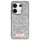 Xiaomi Redmi Note 13 Pro 4G Bright Simli Kapak - Gümüş