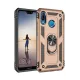 Huawei P20 Lite Kılıf Sofya Yüzüklü Silikon Kapak - Gold