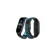 Xiaomi Mi Band 6 Spor Delikli Kordon - Siyah-Mavi