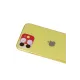 Apple iPhone 11 Rainbow Kamera Lens Koruma Cam - Kırmızı