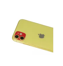 Apple iPhone 11 Rainbow Kamera Lens Koruma Cam - Kırmızı