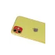 Apple iPhone 11 Rainbow Kamera Lens Koruma Cam - Kırmızı
