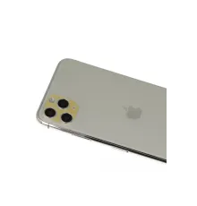 Apple iPhone 11 Pro Max Rainbow Kamera Lens Koruma Cam - Gold