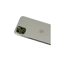 Apple iPhone 11 Pro Max Rainbow Kamera Lens Koruma Cam - Yeşil