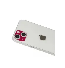 Apple iPhone 13 Rainbow Kamera Lens Koruma Cam - Koyu Kırmızı