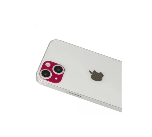 Apple iPhone 13 Rainbow Kamera Lens Koruma Cam - Koyu Kırmızı