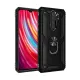 Xiaomi Redmi Note 8 Pro Kılıf Sofya Yüzüklü Silikon Kapak - Siyah