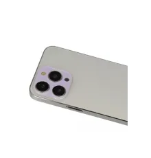 Apple iPhone 13 Pro Max Rainbow Kamera Lens Koruma Cam - Mor