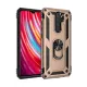 Xiaomi Redmi Note 8 Pro Kılıf Sofya Yüzüklü Silikon Kapak - Gold
