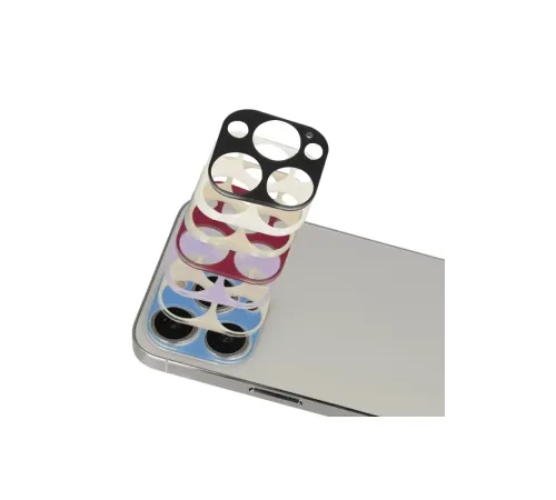 Apple iPhone 13 Pro Max Rainbow Kamera Lens Koruma Cam - Rose Gold