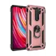 Xiaomi Redmi Note 8 Pro Kılıf Sofya Yüzüklü Silikon Kapak - Rose