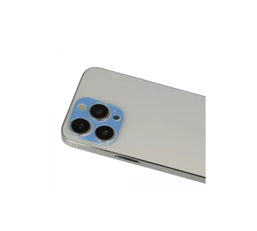 Apple iPhone 13 Pro Max Rainbow Kamera Lens Koruma Cam - Mavi