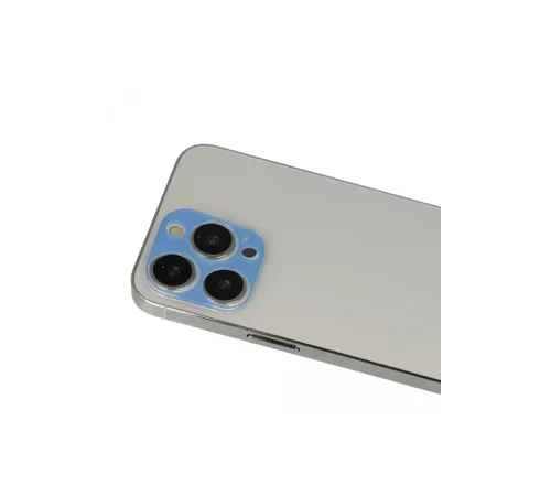 Apple iPhone 13 Pro Max Rainbow Kamera Lens Koruma Cam - Mavi