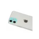 Apple iPhone 12 Rainbow Kamera Lens Koruma Cam - Yeşil