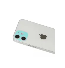 Apple iPhone 12 Rainbow Kamera Lens Koruma Cam - Yeşil