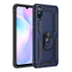 Xiaomi Redmi 9A Kılıf Sofya Yüzüklü Silikon Kapak - Lacivert