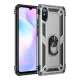 Xiaomi Redmi 9A Kılıf Sofya Yüzüklü Silikon Kapak - Gümüş