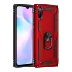 Xiaomi Redmi 9A Kılıf Sofya Yüzüklü Silikon Kapak - Kırmızı