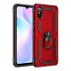 Xiaomi Redmi 9A Kılıf Sofya Yüzüklü Silikon Kapak - Kırmızı