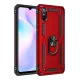 Xiaomi Redmi 9A Kılıf Sofya Yüzüklü Silikon Kapak - Kırmızı