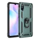 Xiaomi Redmi 9A Kılıf Sofya Yüzüklü Silikon Kapak - Yeşil