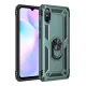 Xiaomi Redmi 9A Kılıf Sofya Yüzüklü Silikon Kapak - Yeşil