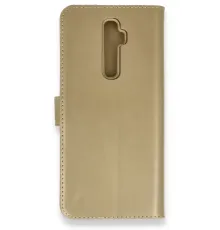 Reno 2Z Kılıf Trend S Plus Kapaklı Kılıf - Gold
