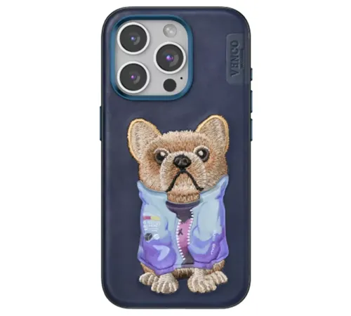 Apple iPhone 15 Pro Max Cute Desenli Kapak - Lacivert