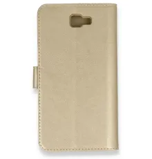 Samsung Galaxy J7 Prime Kılıf Trend S Plus Kapaklı Kılıf - Gold