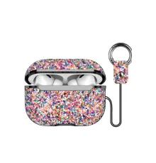 Apple Airpods 2 (2.nesil) Bright Simli Airpods Kapak - Gold