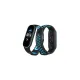 Xiaomi Mi Band 4 Spor Delikli Kordon - Siyah-Mavi