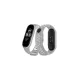 Xiaomi Mi Band 4 Spor Delikli Kordon - Gri-Beyaz