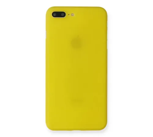 Apple iPhone 7 Plus Kılıf PP Ultra İnce Kapak - Sarı